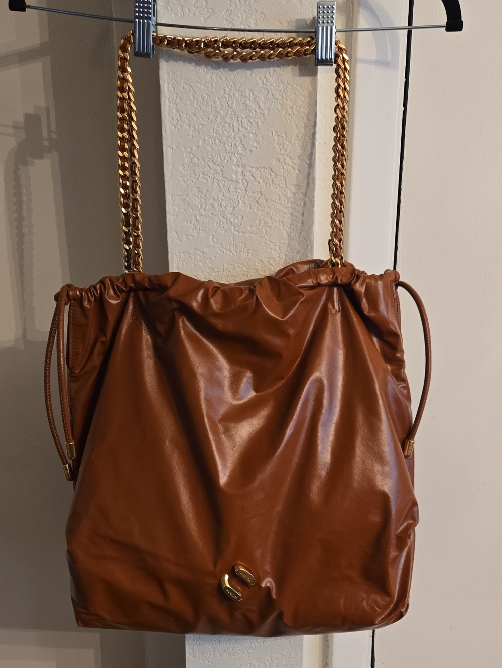 Rebecca Minkoff Brown Leather Chain Shoulder Bag